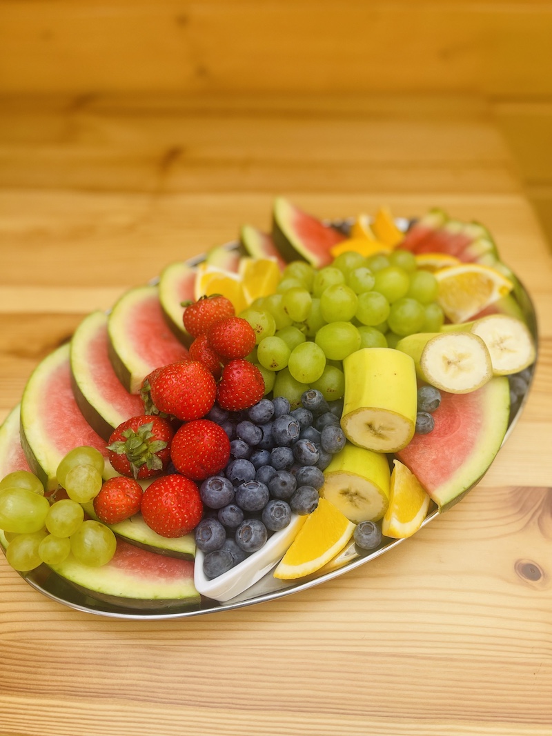 Ovocná mísa součástí rautu